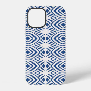 Ikat seamless pattern. Vintage tie dye shibori pri iPhone 12 Case
