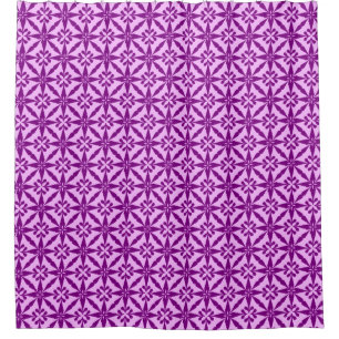 Ikat Star Pattern - Violet and Orchid