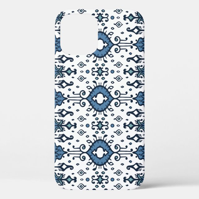 Ikat, tribal, ethnic seamless ornament. Case-Mate iPhone case (Back)