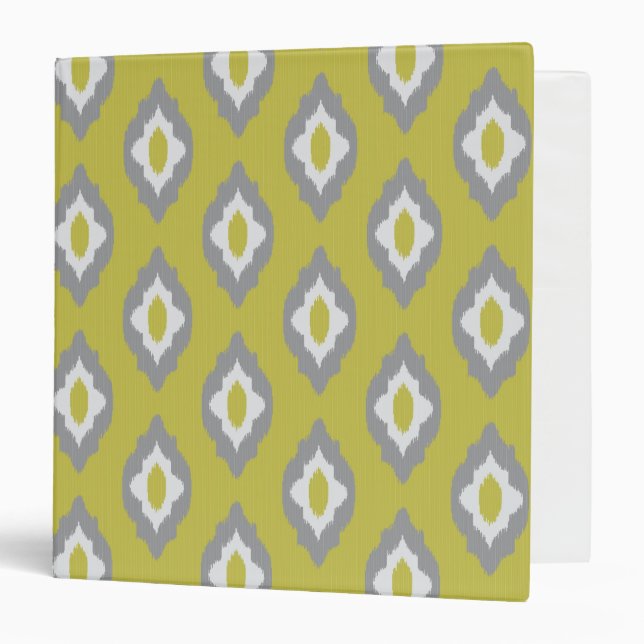 Ikat vintage pattern binder (Front/Inside)