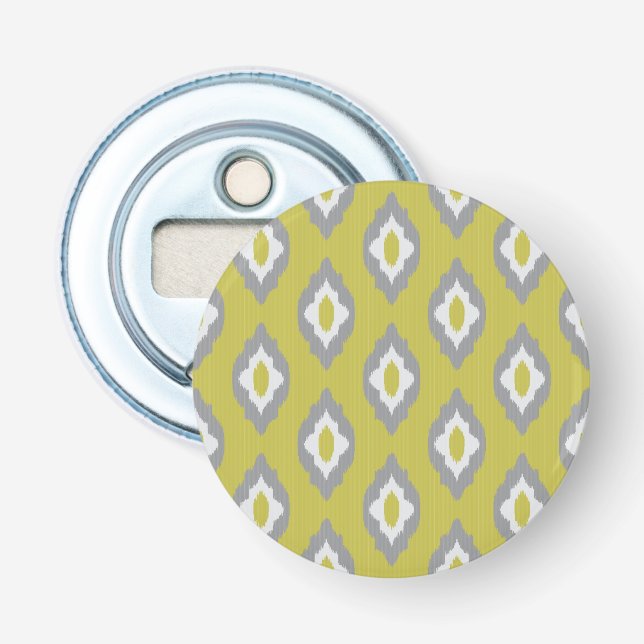 Ikat vintage pattern bottle opener (Front)