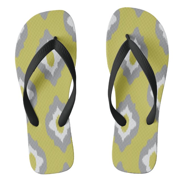 Ikat vintage pattern flip flops (Footbed)