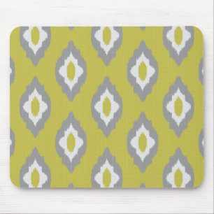 Ikat vintage pattern mouse pad
