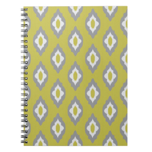 Ikat vintage pattern notebook (Front)