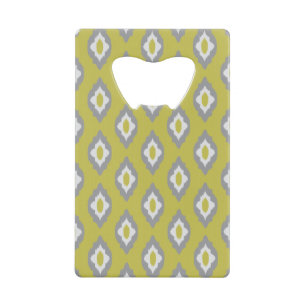 Ikat vintage pattern wallet bottle opener