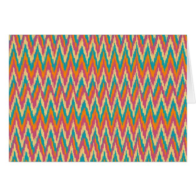 iKat Zigzag Design Couleurs d'épices (Devant horizontal)