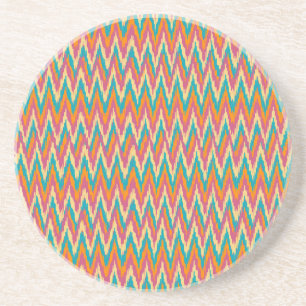 iKat Zigzag Design Spice Colours Coaster
