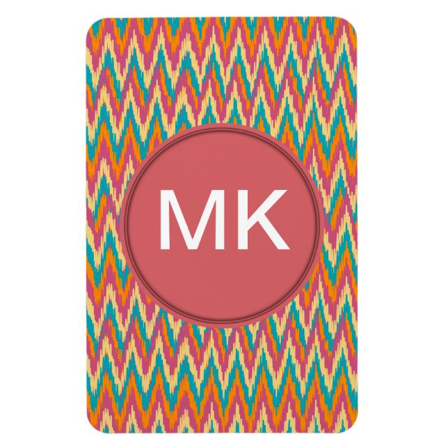 iKat Zigzag Design Spice Colours Magnet (Vertical)