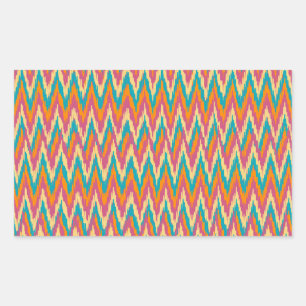 iKat Zigzag Design Spice Colours Sticker