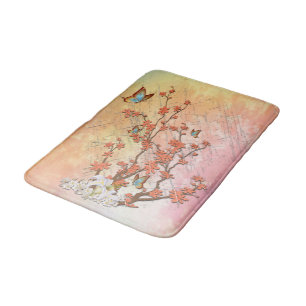 Ikebana display bath mat