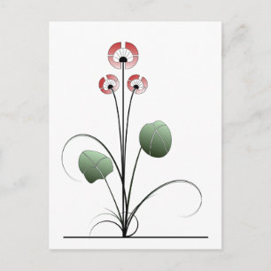 Ikebana Postcard