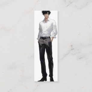 Ikemen Anime Man Mini Business Card
