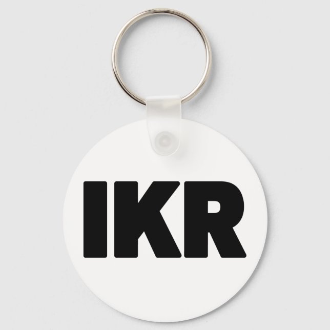 IKR | Text Slang Keychain (Front)