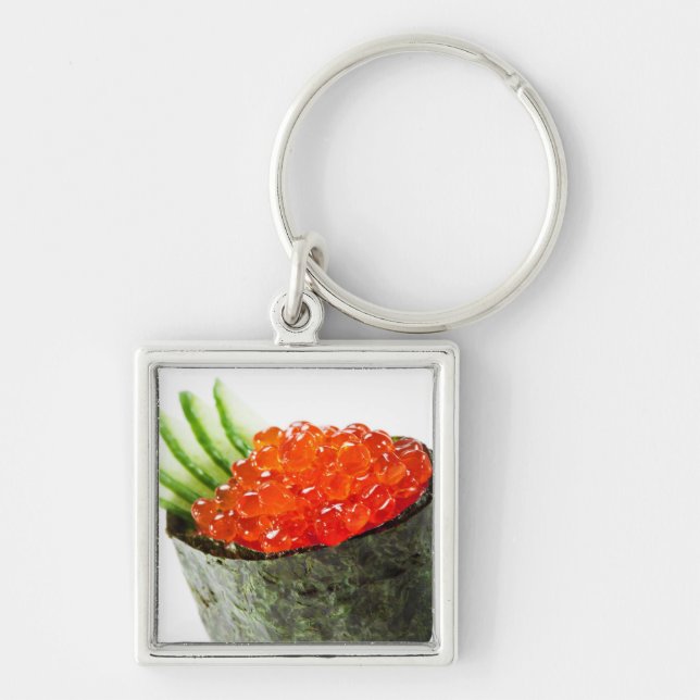 Ikura (Salmon Roe) Gunkan Maki Sushi Keychain (Front)