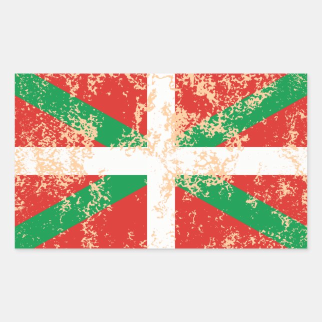 Ikurriña desgastada sticker (Front)