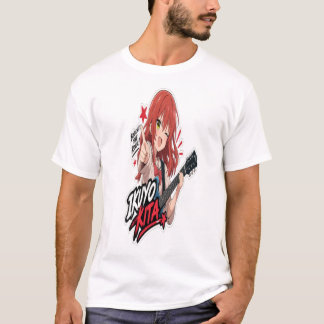 : Ikuyo Kita Anime Guitar Sticker | Rock Music T-Shirt