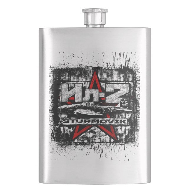 Il-2 Soviet ground attack aircraft Hip Flask (Front)
