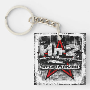 Il-2 Square (double-sided) Keychain