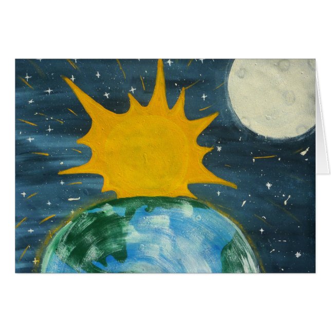 Il a accroché le Sun et la lune (Devant horizontal)