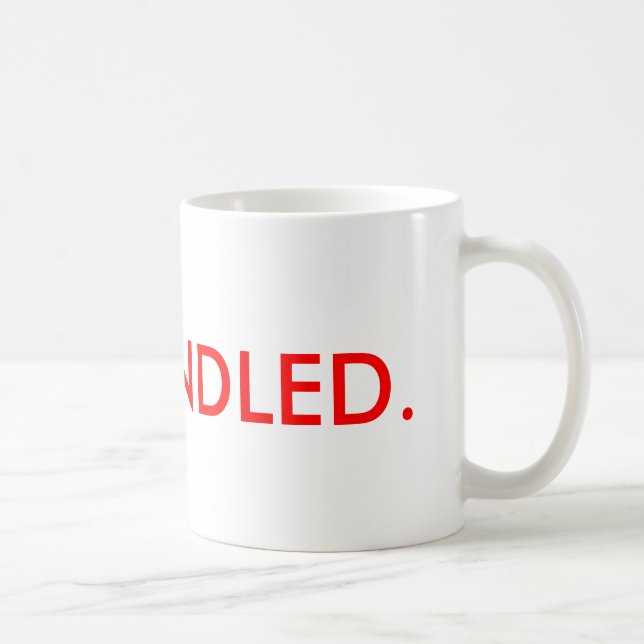 Il a manipulé la tasse (Droite)