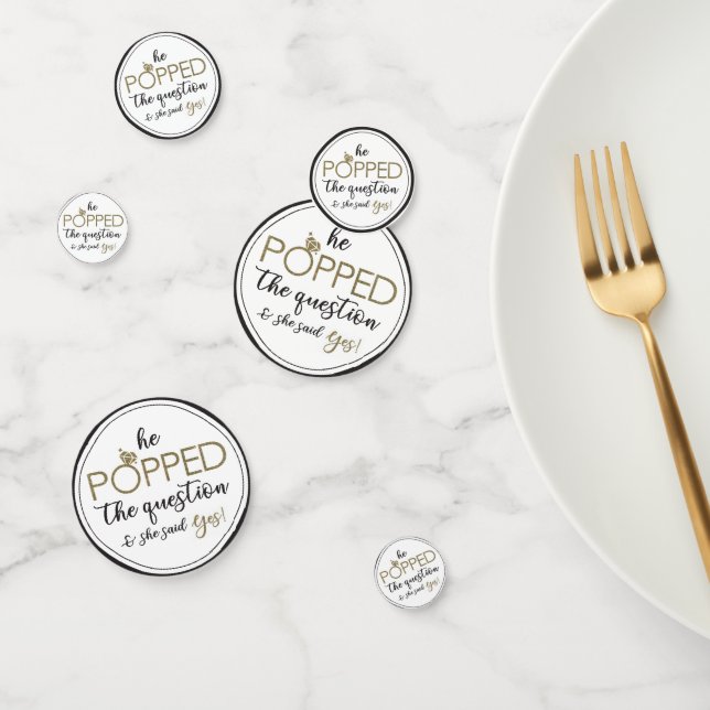 Il a posé la question Pack de confettis (Groupe)