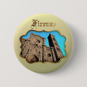 Il Duomo di Firenze 2 Inch Round Button