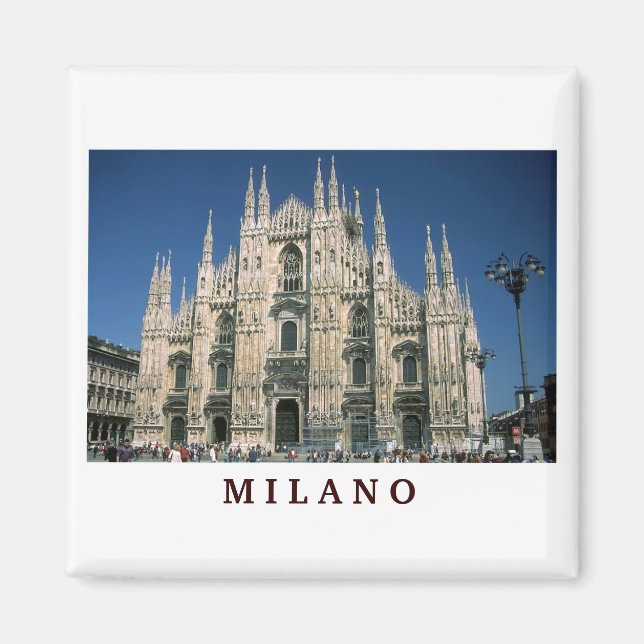 "Il Duomo, Milan, Italie" aimant (Devant)