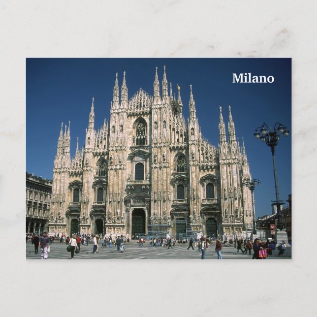 "Il Duomo, Milano" postcard (Front)