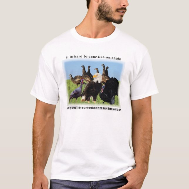 Il est difficile de monter comme un T-shirt de (Devant)