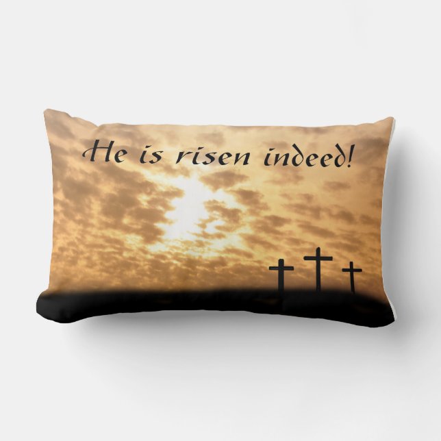 Il est levé en effet ! Coussin (Recto)