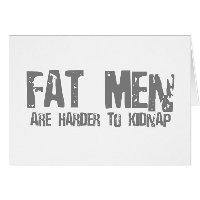 Il est plus difficile d'enlever Fatmen (Devant horizontal)