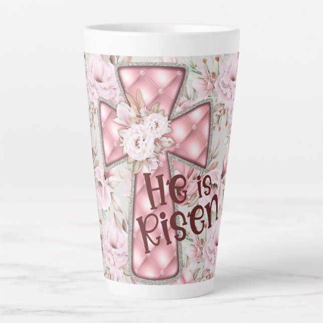 Il est ressuscité Latte Mug (Devant)