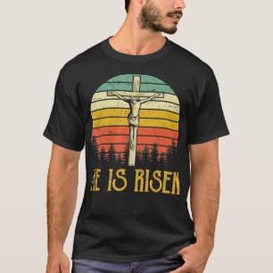 Il Est Ressuscité Tshirt Pâques Jésus Mens Femmes 