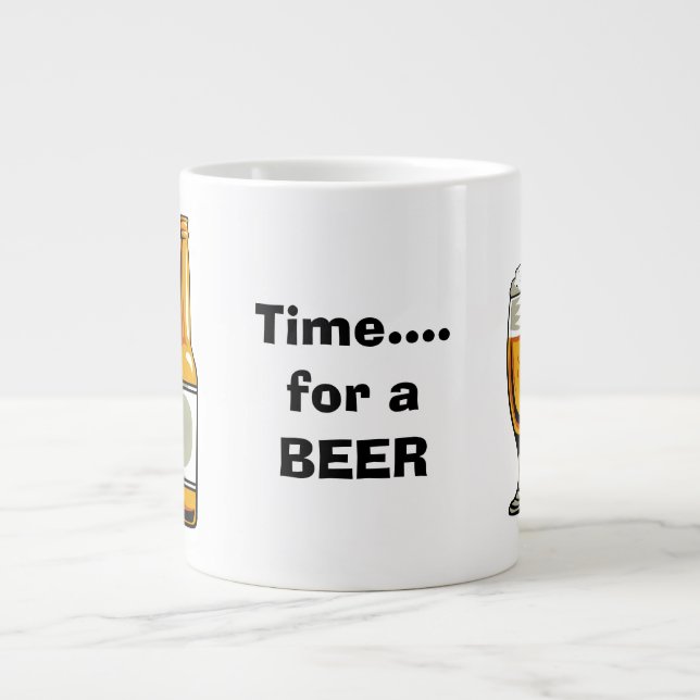 Il est temps d'avoir une Mug de bière (Devant)