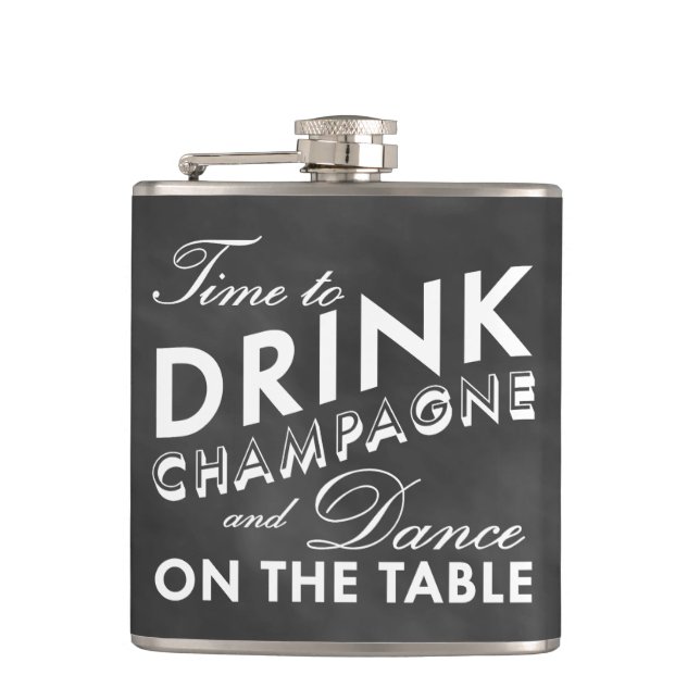 Il est temps de boire un flacon de Chalkboard Cham (Devant)
