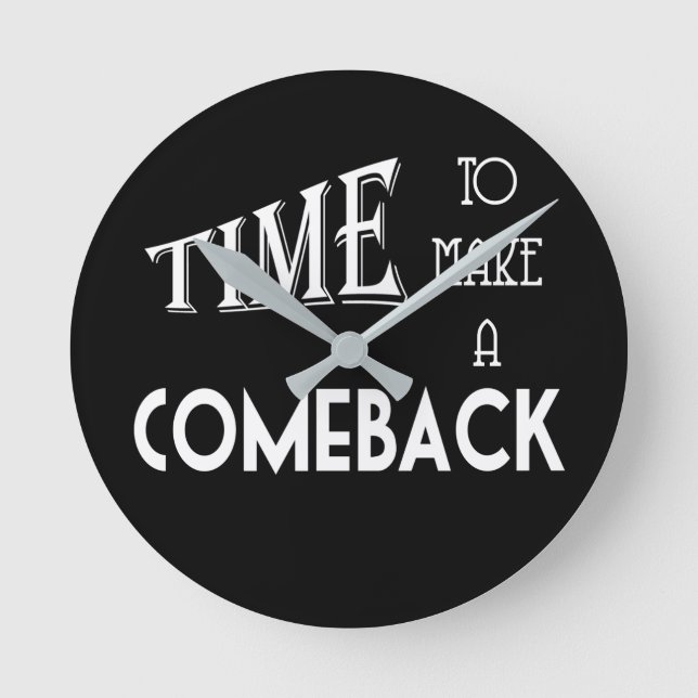 Il est temps de faire une horloge murale de retour (Recto)