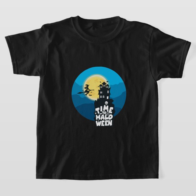 Il est temps de t-shirt costume d'Halloween (Poser)