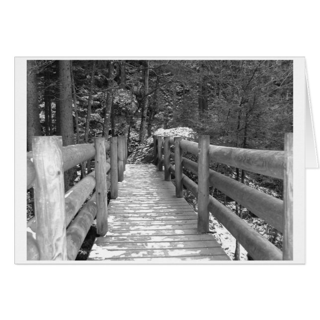 Il est temps de traverser ce pont. (Devant Horizontal)