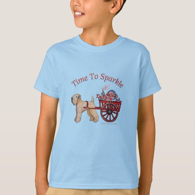 Il Est Temps D'Étinceler Les T-Shirt Garçons (Devant)