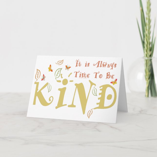 Il Est Toujours Temps D'Être Un Peu Folle Carte De (Devant)
