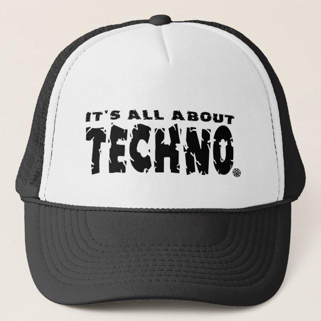 Il est tout au sujet de techno - casquette (Devant)