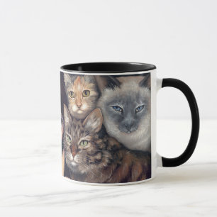 "Il est tout tasse au sujet de chats"