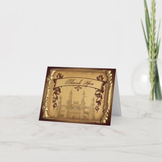 Il était une fois un Carte de remerciements Mariag (Devant)
