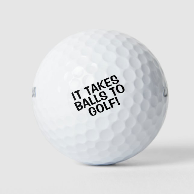 Il faut des balles au golf (Devant)