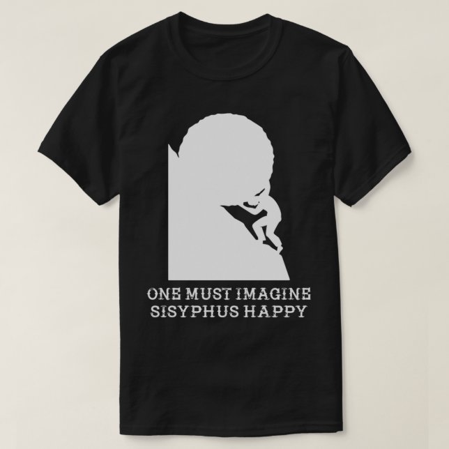 Il faut imaginer Sisyphus heureux Classic TShirt (Design devant)
