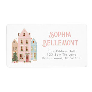 Il faut un village Maisons de Noël Rose Caprice