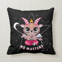 il garnit de coussins baphomet