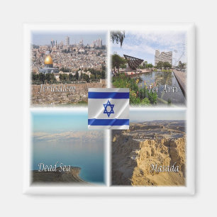 IL * Israel - Jerusalem Tel Aviv Magnet