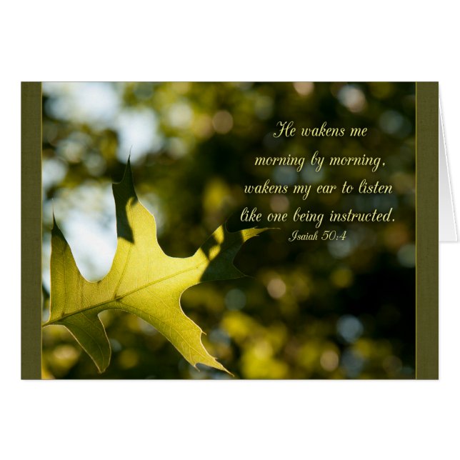 Il m'éveille la carte Parakaleo (Devant Horizontal)