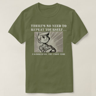 IL N'EST PAS NÉCESSAIRE DE REMPLACER TSHIRT
